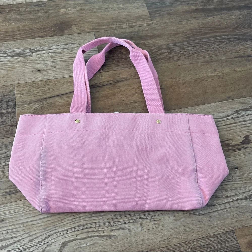 Kate Spade pink canvas baby tote bag